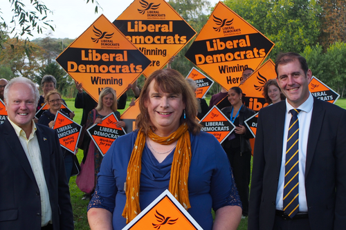 Helen Belcher and the Reading West & Mid Berkshire Liberal Democrats